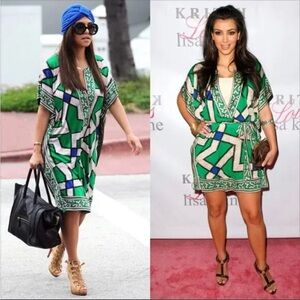 DVF silk dress size 10